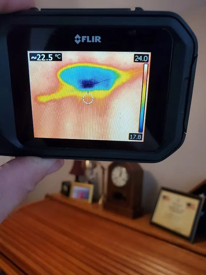 Thermal imaging inspection for water damage in Northvale